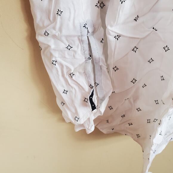 Paradigma Star Print Sleeveless Button-Up Shirt Size XS - Picture 4 of 11